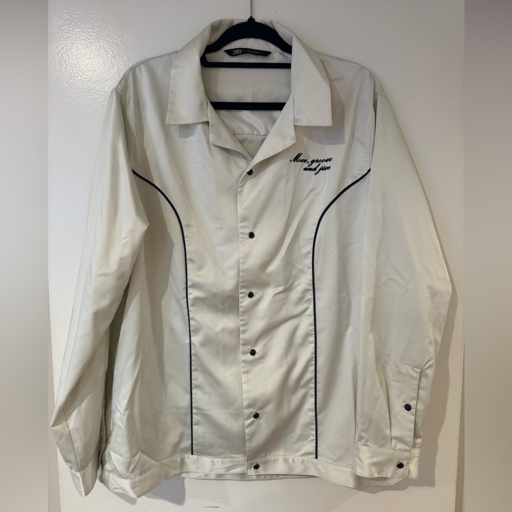 Men's “Move, Groove and Jive” Button-Up Shirt